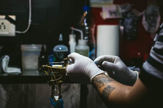 Stock image of a tattooist preparing to work. Another new tattoo studio is due to open in Wearside after plans were approved.