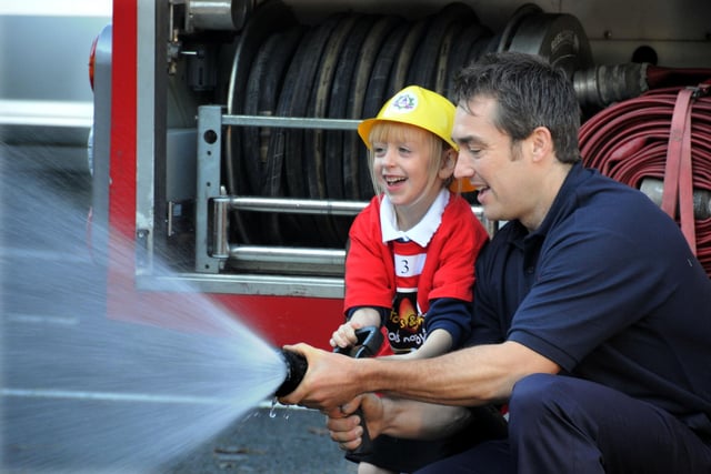 Students from Whitburn Village School enjoyed a visit from Sunderland North fire Station.