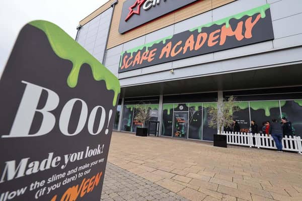 Dalton Park's Scare Academy is open each day between 11am and 4pm until Sunday, October 31.