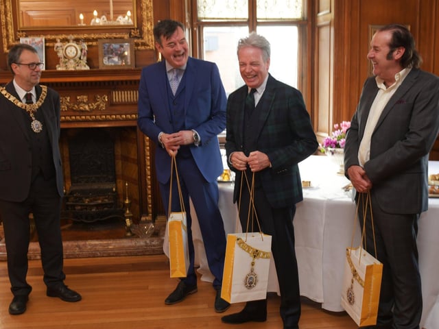 In 2017, Andy was acknowledged alongside fellow panto stars for his contribution to the city of Edinburgh at the City Chambers with the Lord Provost.