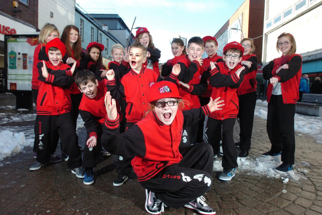 Members of the Dance JAM street dance group based at the Venue, High Street West, Sunderland. Here they are in 2013.