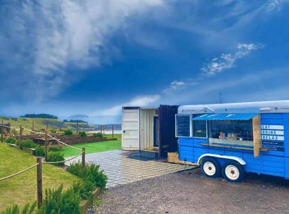 While nobody can go in their converted shipping container, you can still order banana and chocolate loaf from the trailer.
"It gives you a good feeling to serve customers, going the extra mile and in return seeing and hearing incredibly grateful and thankful comments, " says owner, Jo McNicol