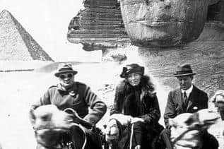 Lawrence of Arabia, back right, in 1921 with Winston Churchill and another Wearside legend, Getrude Bell, in Egypt.