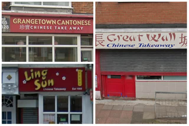 Chinese takeaways in Sunderland with a five-star food hygiene rating