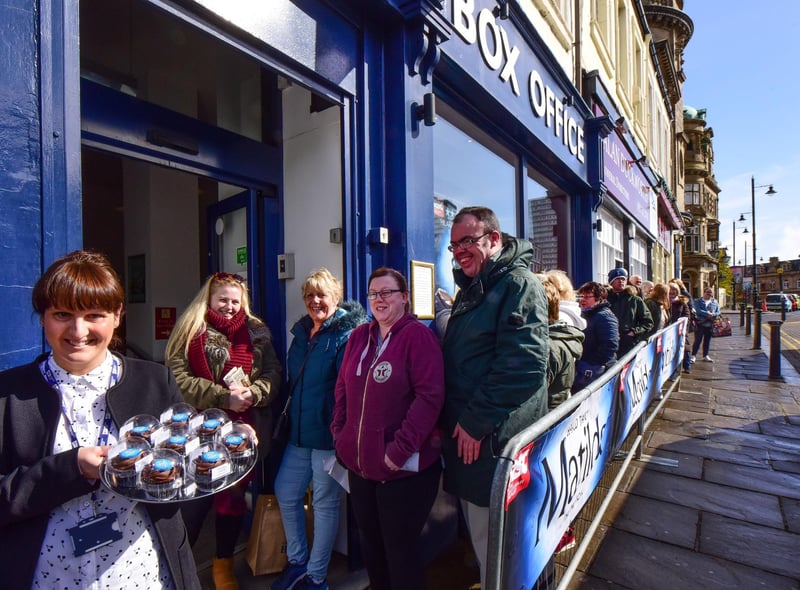 Claire Pickersgill of the Sunderland Empire was handing out chocolate cupcakes to the first people in the queue for Matilda tickets 5 years ago. In America, you can scoff cupcakes to your heart's content on National Cupcake Day on December 15.
