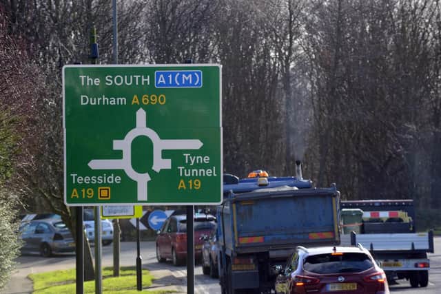 Improvements to the A690 Durham Road and A19 interchange are part of the project.