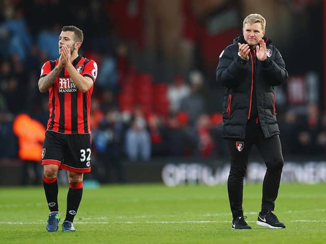 Jack Wilshere played under Eddie Howe at Bournemouth  (Photo by Michael Steele/Getty Images)