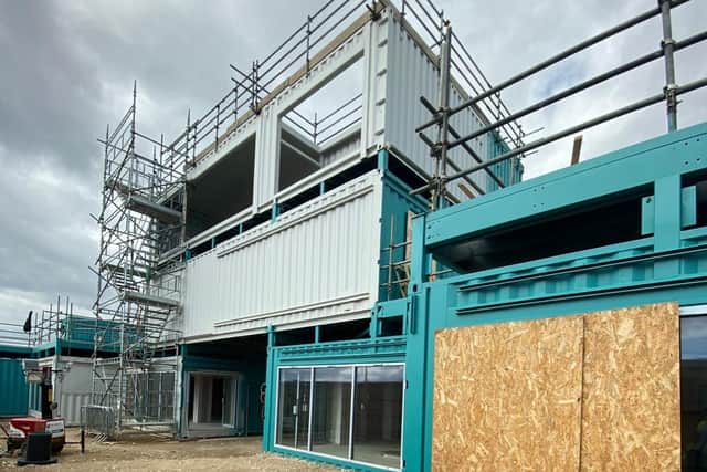 The two-storey Stack Seaburn is taking shape