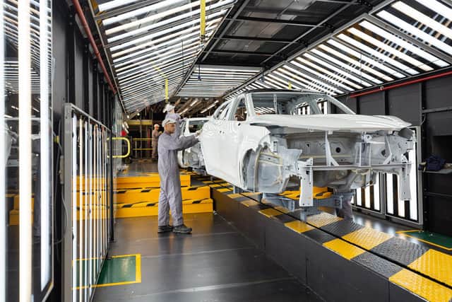 A new £10 million battery assembly facility now online at Nissan's Washington plant