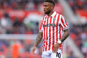 Tyrese Campbell playing for Stoke City. (Photo by Gary Oakley/Getty Images)