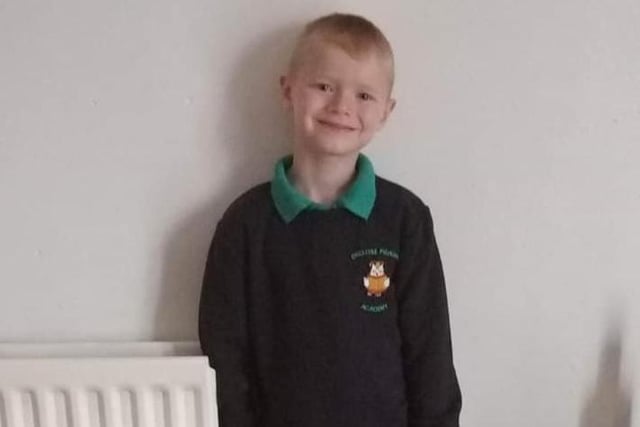 Back to school in Sunderland. Karleigh told the Echo: "Ryan, age 7, starting Year 3, was told there was a possibility of him never walking. Here, seven years later walking with support of splints and boots and a wheelchair to help him."