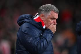 Sunderland have sacked Tony Mowbray as head coach. Image: Stu Forster/Getty Images