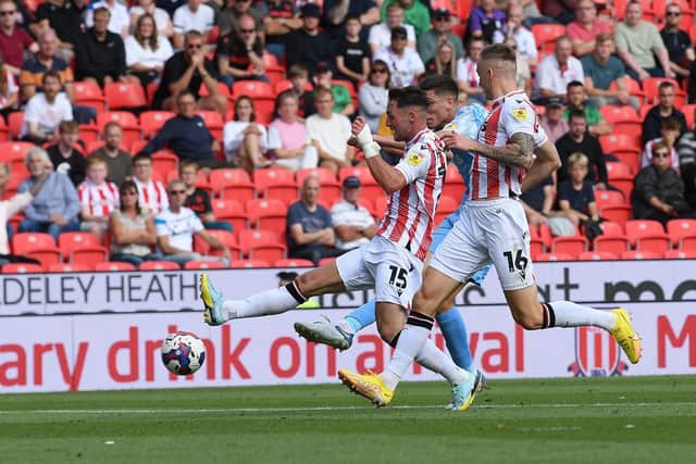 Ross Stewart fires Sunderland into the lead at Stoke City