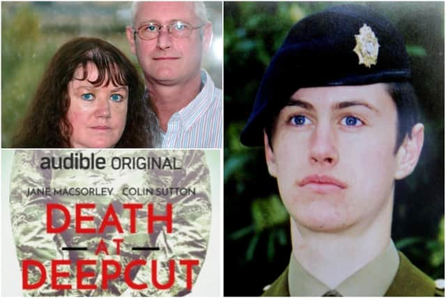 Private Geoff Gray's parents, Diane and Geoff, have never believed their son took his own life. His story will be told as part of the new Death at Deepcut podcast series.
