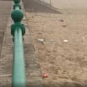 Ira Mulieri captured footage at 5.30am on Monday, June 1 showing how bad the littering has become.