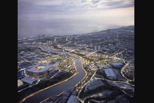 An image released earlier in 2020 as chiefs considered the Riverside Sunderland vision.