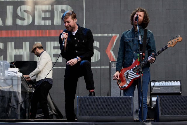 The Kaiser Chiefs supported the main act.