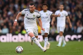 LEEDS, ENGLAND - OCTOBER 02: Leeds player Jack Harrison in action during the Premier League match between Leeds United and Aston Villa at Elland Road on October 02, 2022 in Leeds, England. (Photo by Stu Forster/Getty Images)