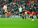 Jack Clarke scores Sunderland's third goal