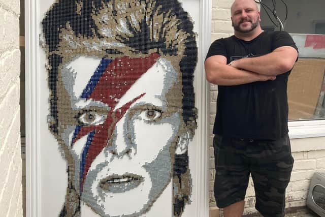 Darren wanted to challenge himself with his latest piece.