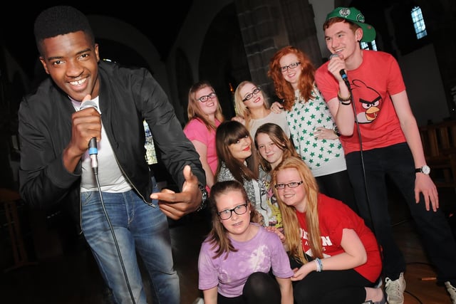 The Wearside Youth for Christ gig with hip hop as part of the entertainment in 2013.