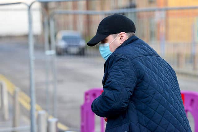 Alexander Smith outside of Teesside Magistrates' Court during an earlier court appearance. Picture by FRANK REID