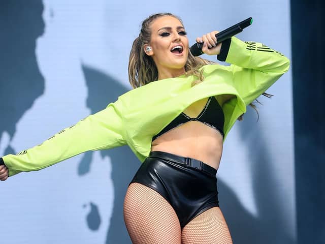 Singer Perrie Edwards has pulled out of performing in Brazil after becoming ill. Image by PA.