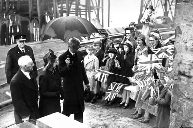 Her Majesty the Queen - then Princess Elizabeth - visited Laings Shipyard in Sunderland in 1946.