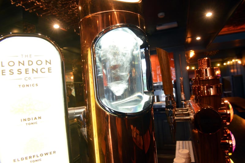 Features include London Essence tonic on tap, using a specialist machine which infuses the freshly distilled botanicals at the point of pour, and a similar option for cider with a Thatchers Fusion machine which infuses a micro measure of the selected fruit flavour into a pint of Thatchers to create a freshly-mixed cider.