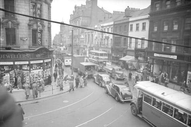 Mackie's Corner in March 1953