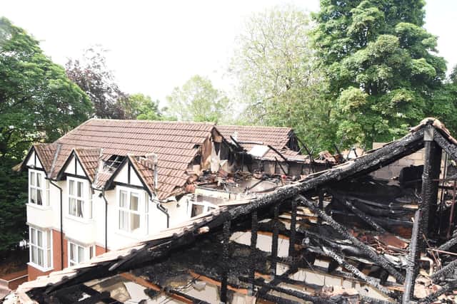 The cause of the fire at Croft Care Home in Ettrick Grove was accidental.
Photo by Tyne and Wear Fire and Rescue Service.