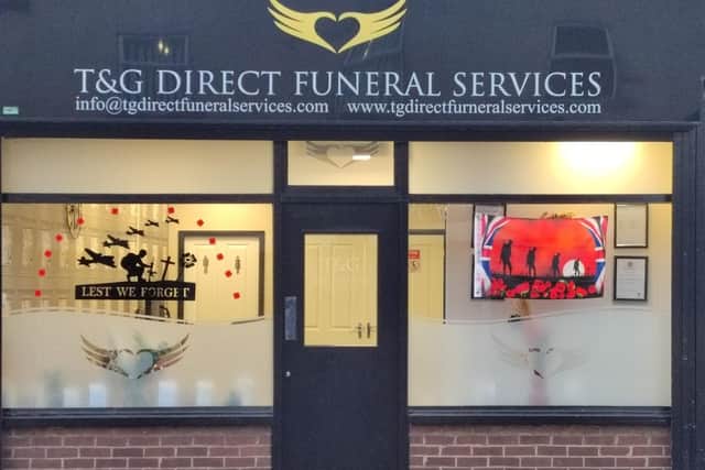 “Dignity, Integrity, Affordability” at new funeral directors in Sunderland. Picture – supplied.