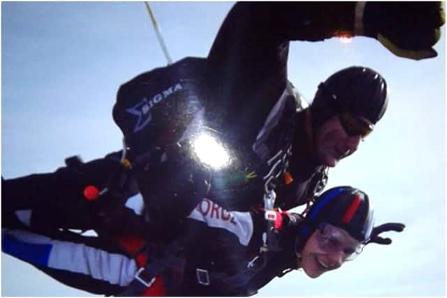 Dean Major was determined to live his life to the full despite his illness and completed many adrenaline activities on his bucket list.