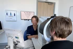Lynn Bates, cataract treatment centre manager at Sunderland Specialist Eye Hospital.