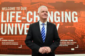 University of Sunderland Vice-Chancellor Sir David Bell wants the university to be known for providing "life changing opportunities".