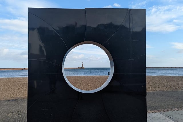 C at Roker isn't part of the original trail and is a later addition, but is perhaps Sunderland's most well known sculpture. Created by Andrew Small, the black granite monolith frames the pier and lines it up perfectly with the rising sun twice a year. It's called C as it was one of three sculptures commissioned to mark the end of the C2C route.