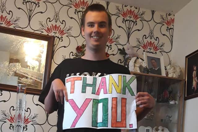 A big thank you from Thomas to everyone who made his 18th birthday special