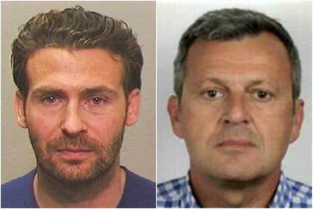 David Gloyne and Yvan Nikolic who have been jailed for 21 years each.