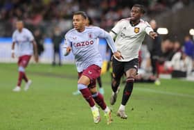 Cameron Archer playing for Aston Villa (Photo by Will Russell/Getty Images)