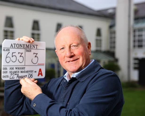 Cameraman Peter Robertson returns to Dame Allan's Schools