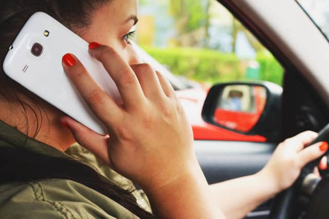 Police officers in Durham and Cleveland have been having a clampdown on motorists using their mobile phones behind the wheel.