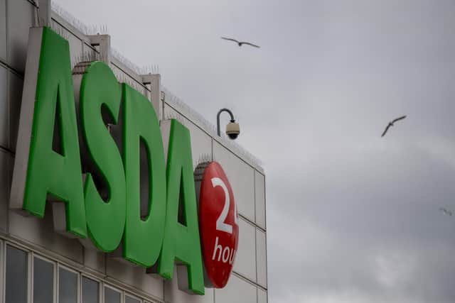 An Asda sign. The supermarket chain is to install click and collect lockers at its Washington store (Photo by Chris J Ratcliffe/Getty Images)