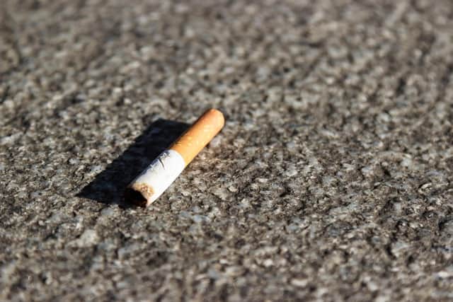 Sunderland City Council has fined a man for discarding a cigarette in the street.