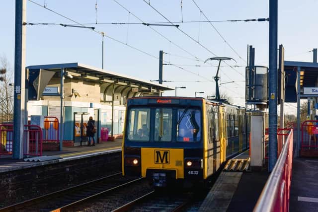 A Metro train was held at East Boldon station following the assault.