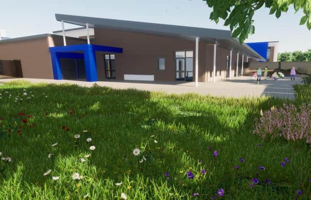 A CGI of how the new Hetton Primary School could look