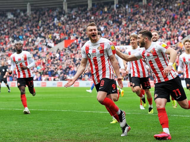 How has Sunderland's victory over Shrewsbury affected their playoff hopes? (Picture by FRANK REID)