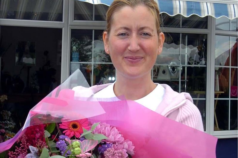 Perfect Day Florist owner Chantal Kirk pictured in 2005