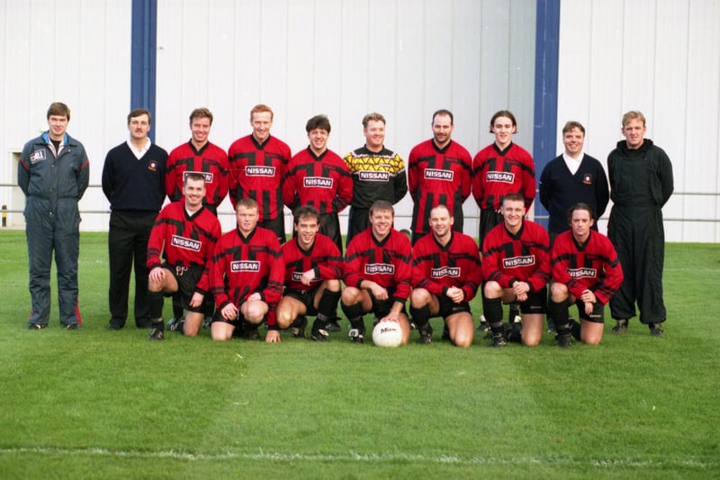 Nissan Football Club in 1995.
