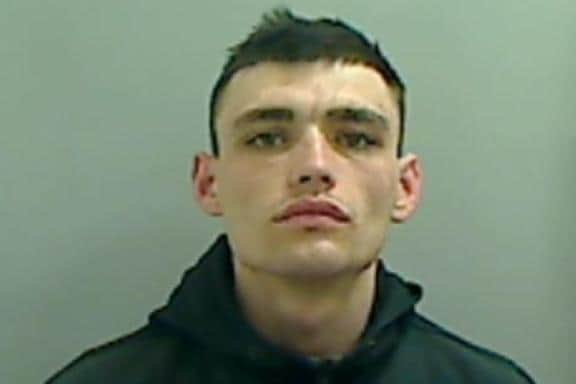 Damian Hadfield, 24, from Hartlepool, is wanted by Cleveland Police.