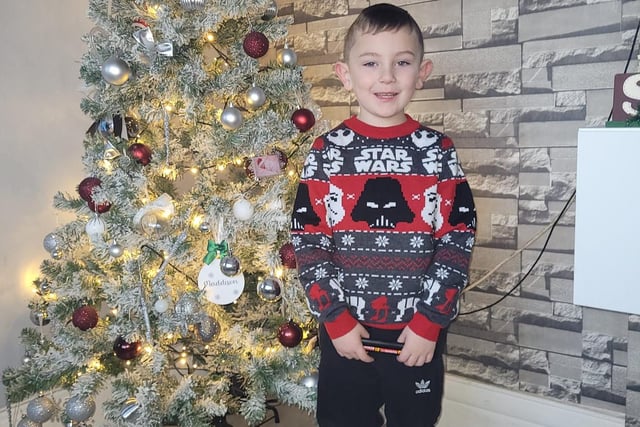May the force be with Lincoln, age 5, this Christmas.